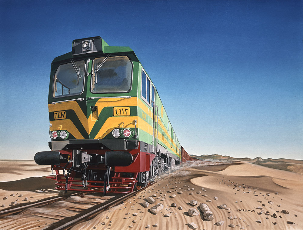 Le train du desert.